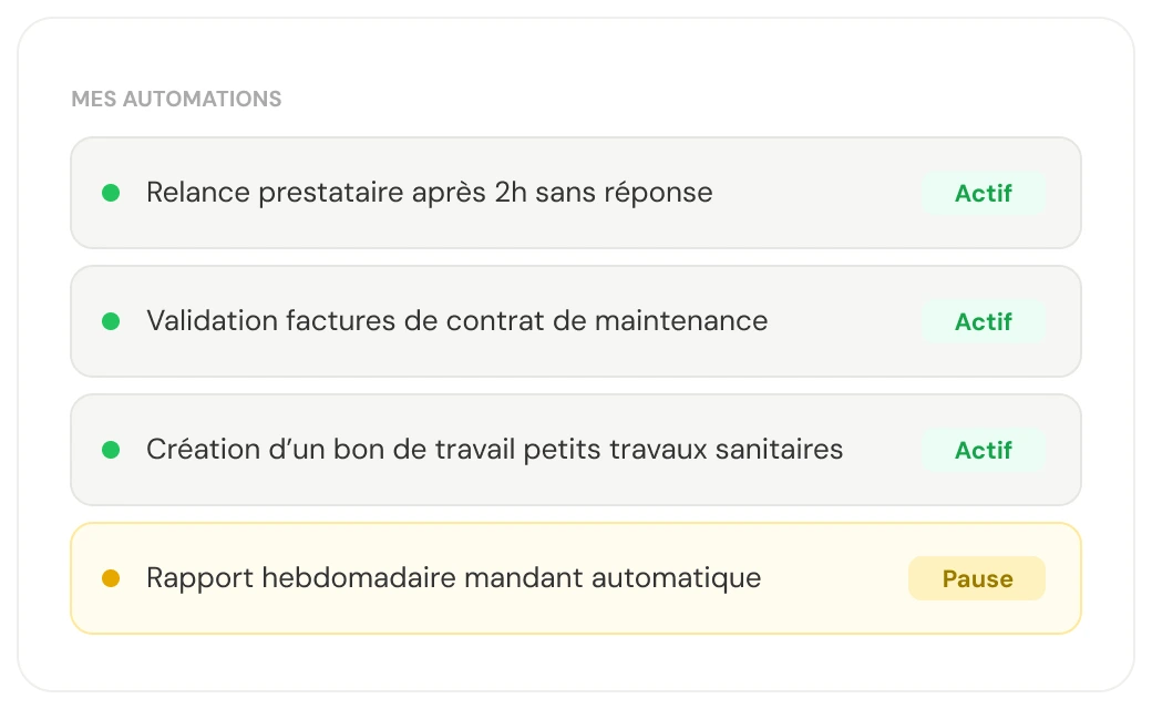 Workflow automation in Tayo